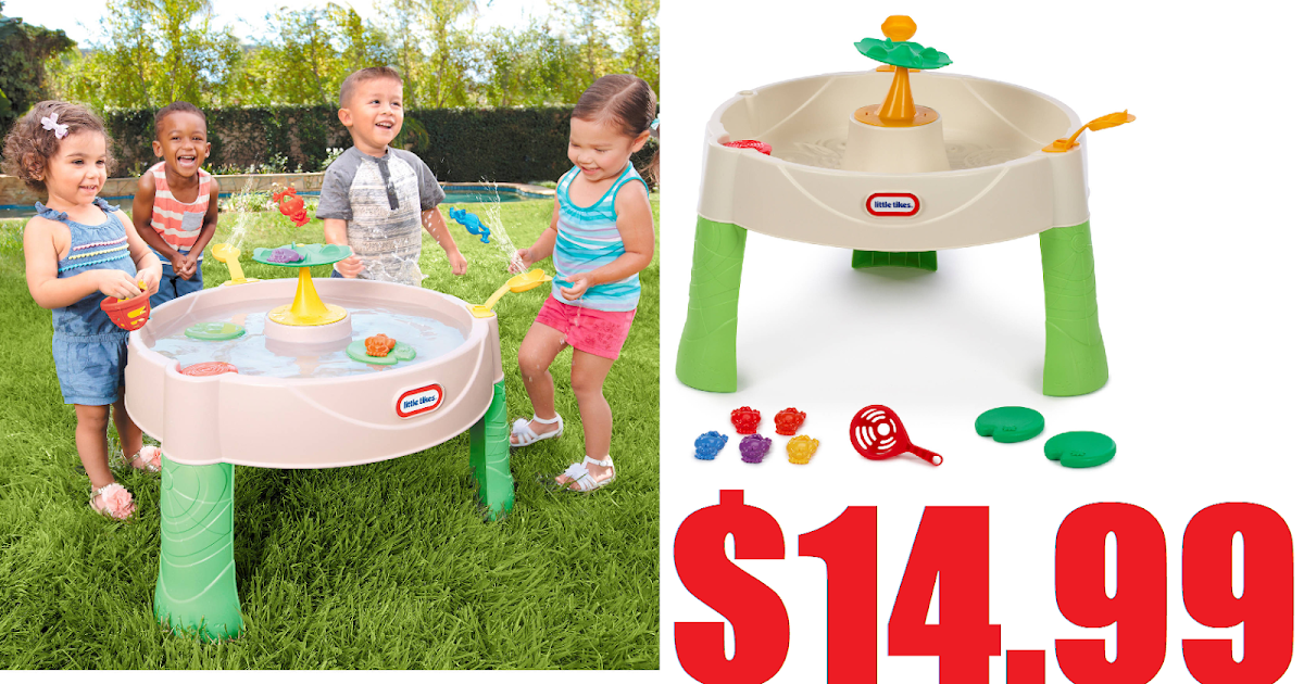 Little tikes frog water top table